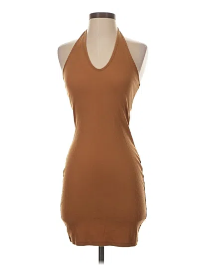 Pre-owned Wild Fable Casual Dress In Brown