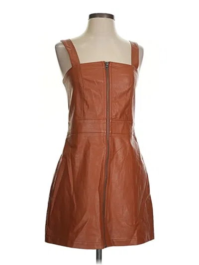 Pre-owned Wild Fable Casual Dress In Brown