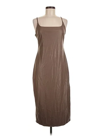Pre-owned Wild Fable Casual Dress In Brown