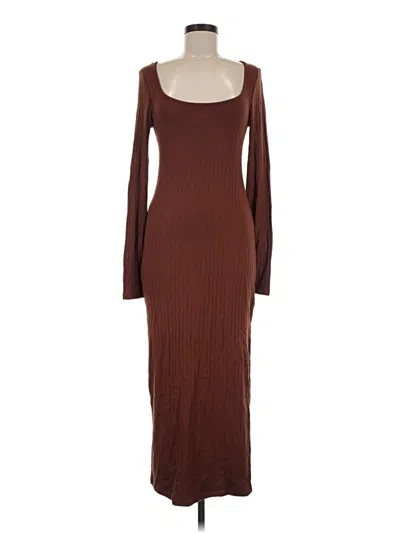 Wild Fable Casual Dress In Brown