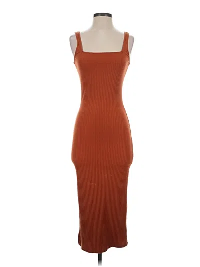 Pre-owned Wild Fable Casual Dress In Brown