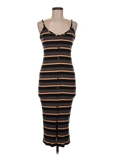 Pre-owned Wild Fable Casual Dress In Brown