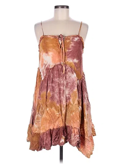 Pre-owned Wild Fable Casual Dress In Brown