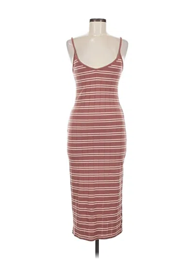 Pre-owned Wild Fable Casual Dress In Burgundy