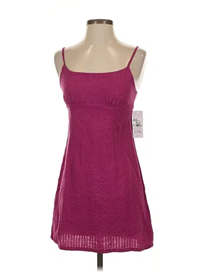 Wild Fable Casual Dress In Burgundy