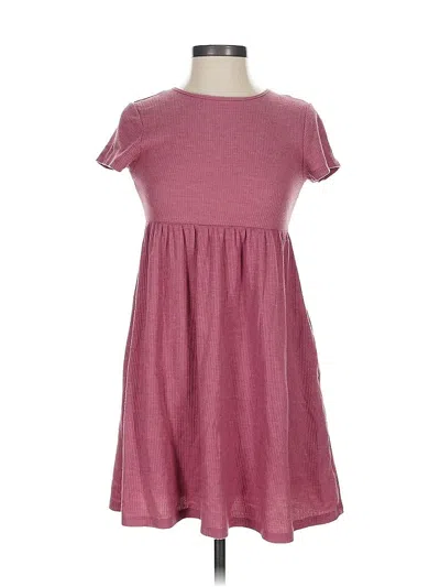 Pre-owned Wild Fable Casual Dress In Burgundy