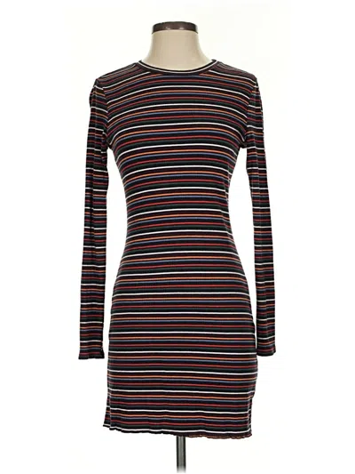 Pre-owned Wild Fable Casual Dress In Burgundy