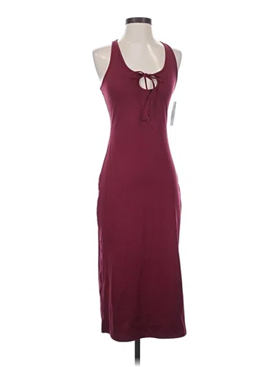 Wild Fable Casual Dress In Burgundy