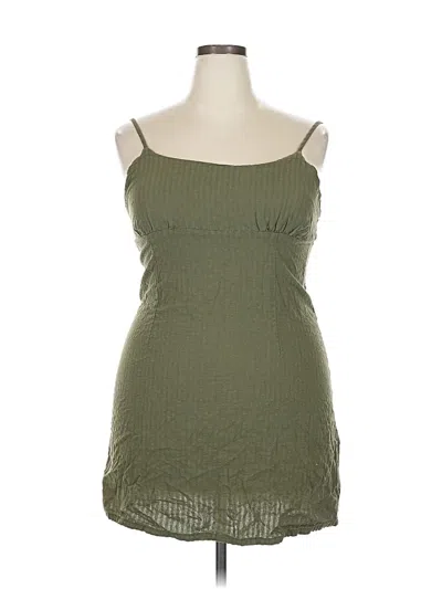 Pre-owned Wild Fable Casual Dress In Green