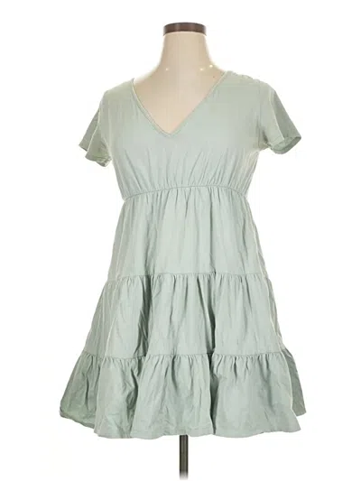 Pre-owned Wild Fable Casual Dress In Green