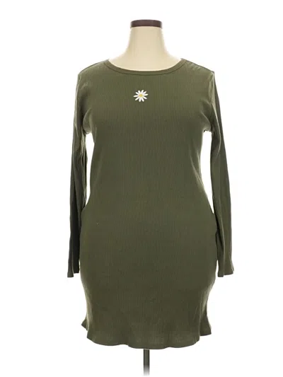 Pre-owned Wild Fable Casual Dress In Green