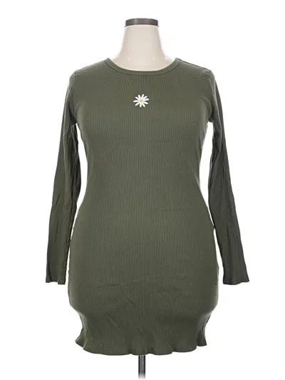 Pre-owned Wild Fable Casual Dress In Green