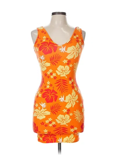 Pre-owned Wild Fable Casual Dress In Orange