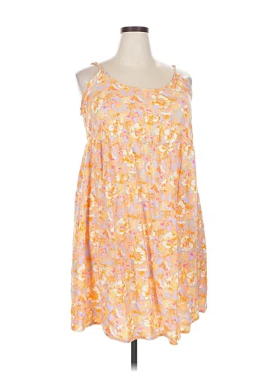 Pre-owned Wild Fable Casual Dress In Orange