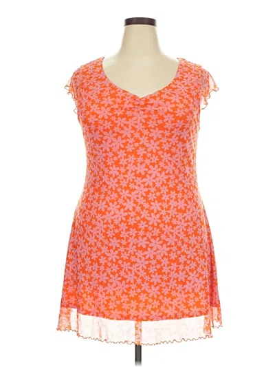 Pre-owned Wild Fable Casual Dress In Orange
