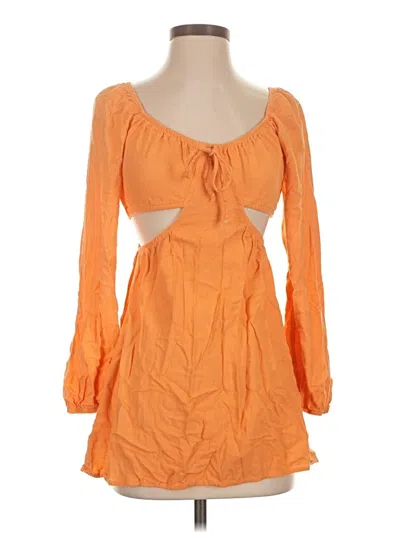 Pre-owned Wild Fable Casual Dress In Orange