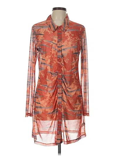 Pre-owned Wild Fable Casual Dress In Orange