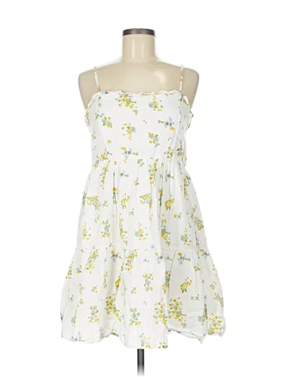 Pre-owned Wild Fable Casual Dress In White