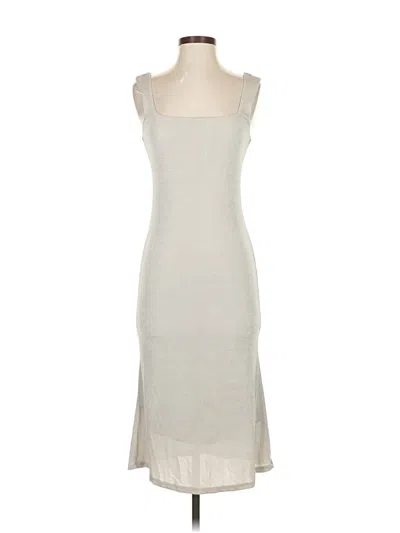 Pre-owned Wild Fable Casual Dress In White