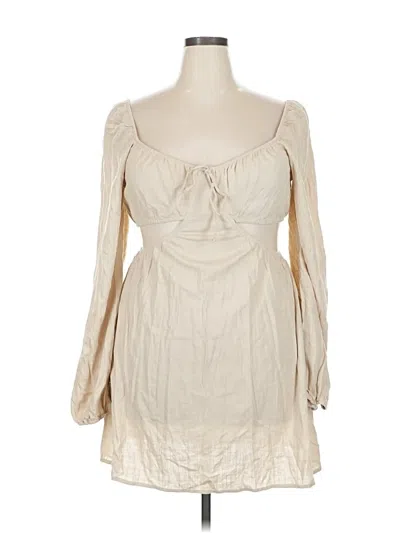Pre-owned Wild Fable Casual Dress In White