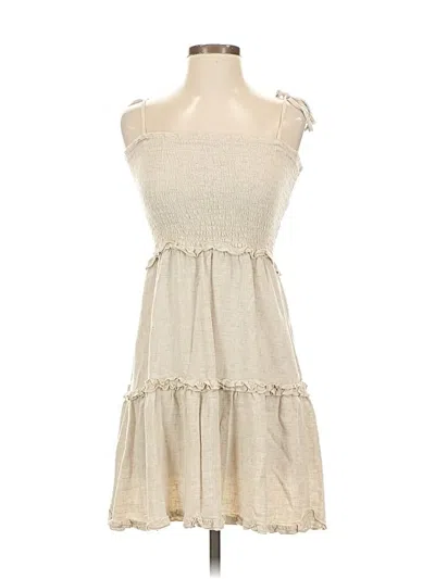Pre-owned Wild Fable Casual Dress In White