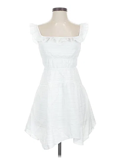 Pre-owned Wild Fable Casual Dress In White