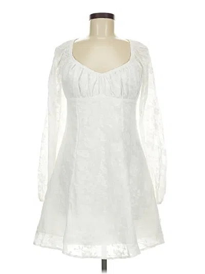 Pre-owned Wild Fable Casual Dress In White