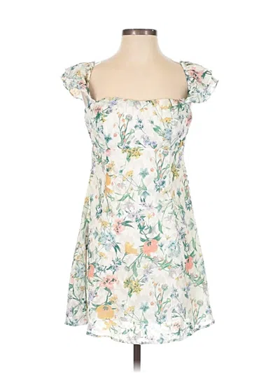 Pre-owned Wild Fable Casual Dress In White