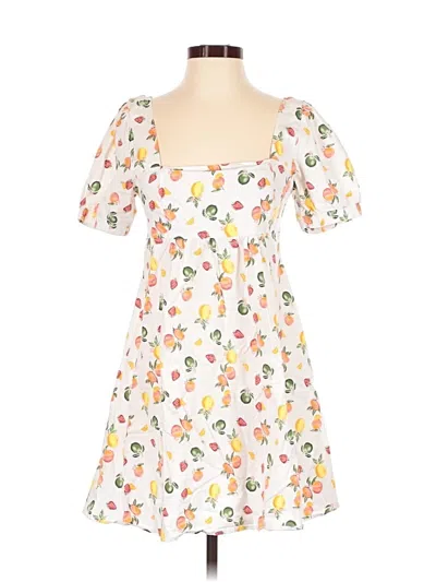 Pre-owned Wild Fable Casual Dress In White