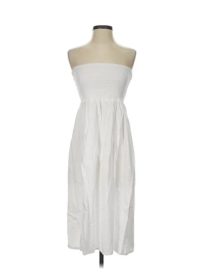 Pre-owned Wild Fable Casual Dress In White