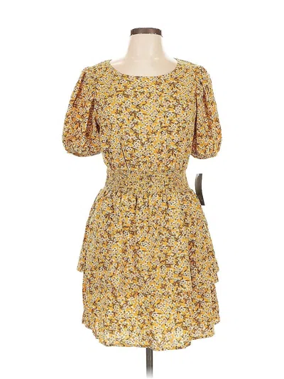 Pre-owned Wild Fable Casual Dress In Yellow