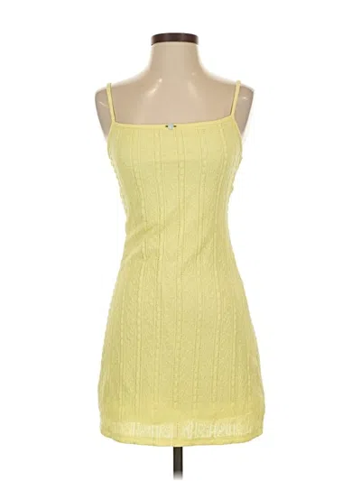 Pre-owned Wild Fable Casual Dress In Yellow