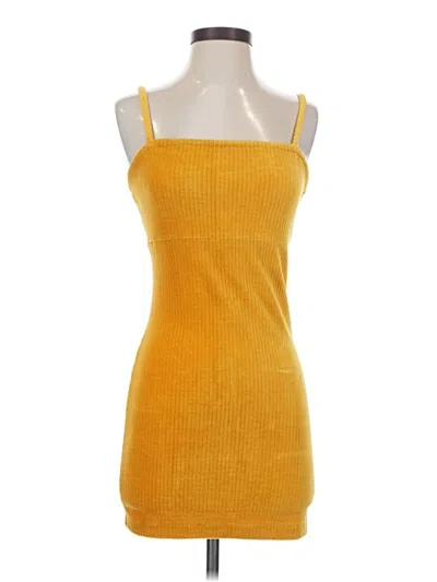 Pre-owned Wild Fable Casual Dress In Yellow