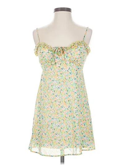 Pre-owned Wild Fable Casual Dress In Yellow