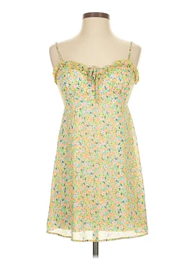 Pre-owned Wild Fable Casual Dress In Yellow