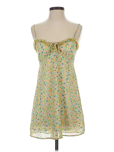 Pre-owned Wild Fable Casual Dress In Yellow