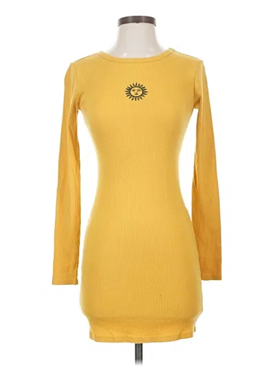 Pre-owned Wild Fable Casual Dress In Yellow