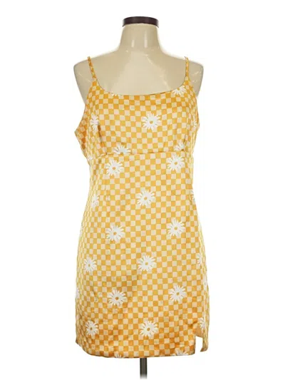Pre-owned Wild Fable Casual Dress In Yellow