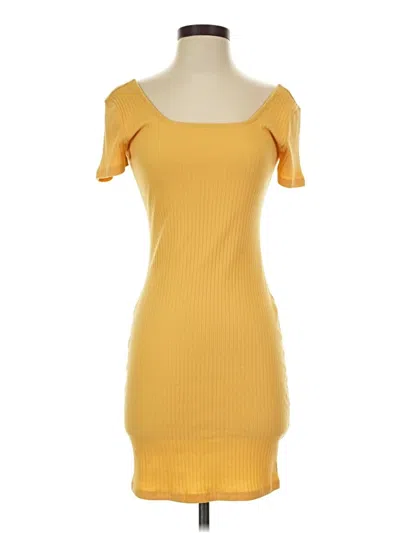 Pre-owned Wild Fable Casual Dress In Yellow