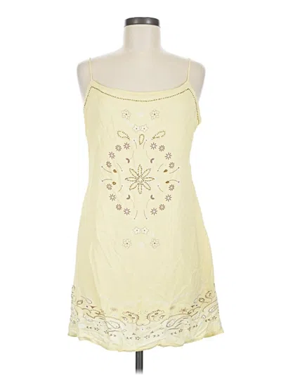 Pre-owned Wild Fable Casual Dress In Yellow