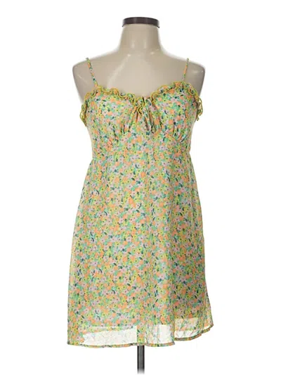 Pre-owned Wild Fable Casual Dress In Yellow
