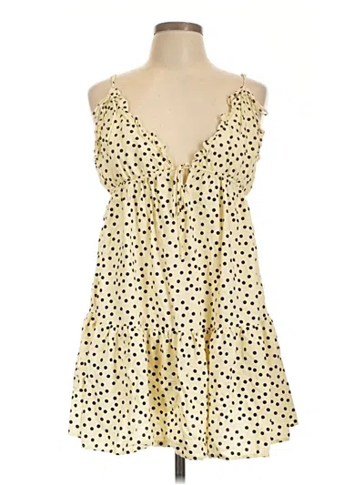 Pre-owned Wild Fable Casual Dress In Yellow