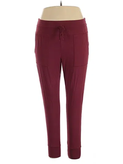 Pre-owned Wild Fable Casual Pants In Burgundy