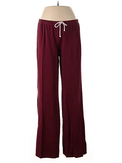 Pre-owned Wild Fable Casual Pants In Burgundy