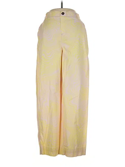Pre-owned Wild Fable Casual Pants In Yellow