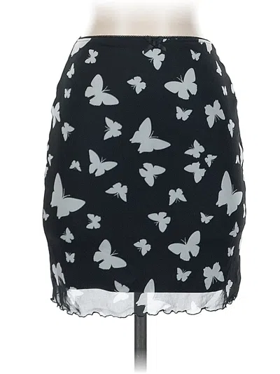 Pre-owned Wild Fable Casual Skirt In Black