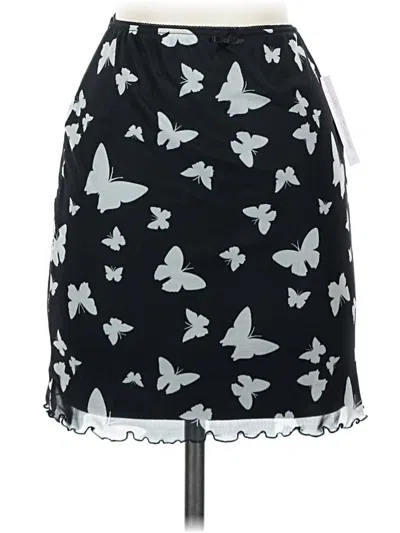 Pre-owned Wild Fable Casual Skirt In Black
