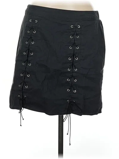 Pre-owned Wild Fable Casual Skirt In Black