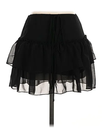 Pre-owned Wild Fable Casual Skirt In Black