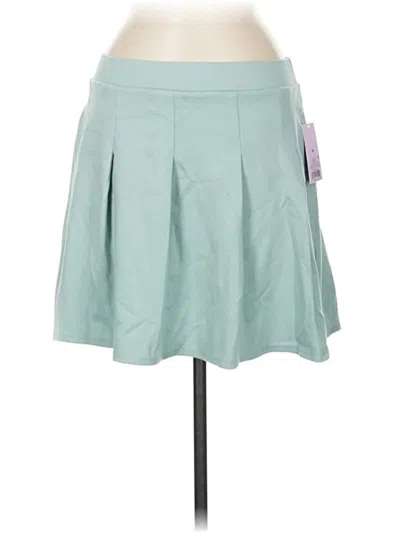 Wild Fable Casual Skirt In Blue